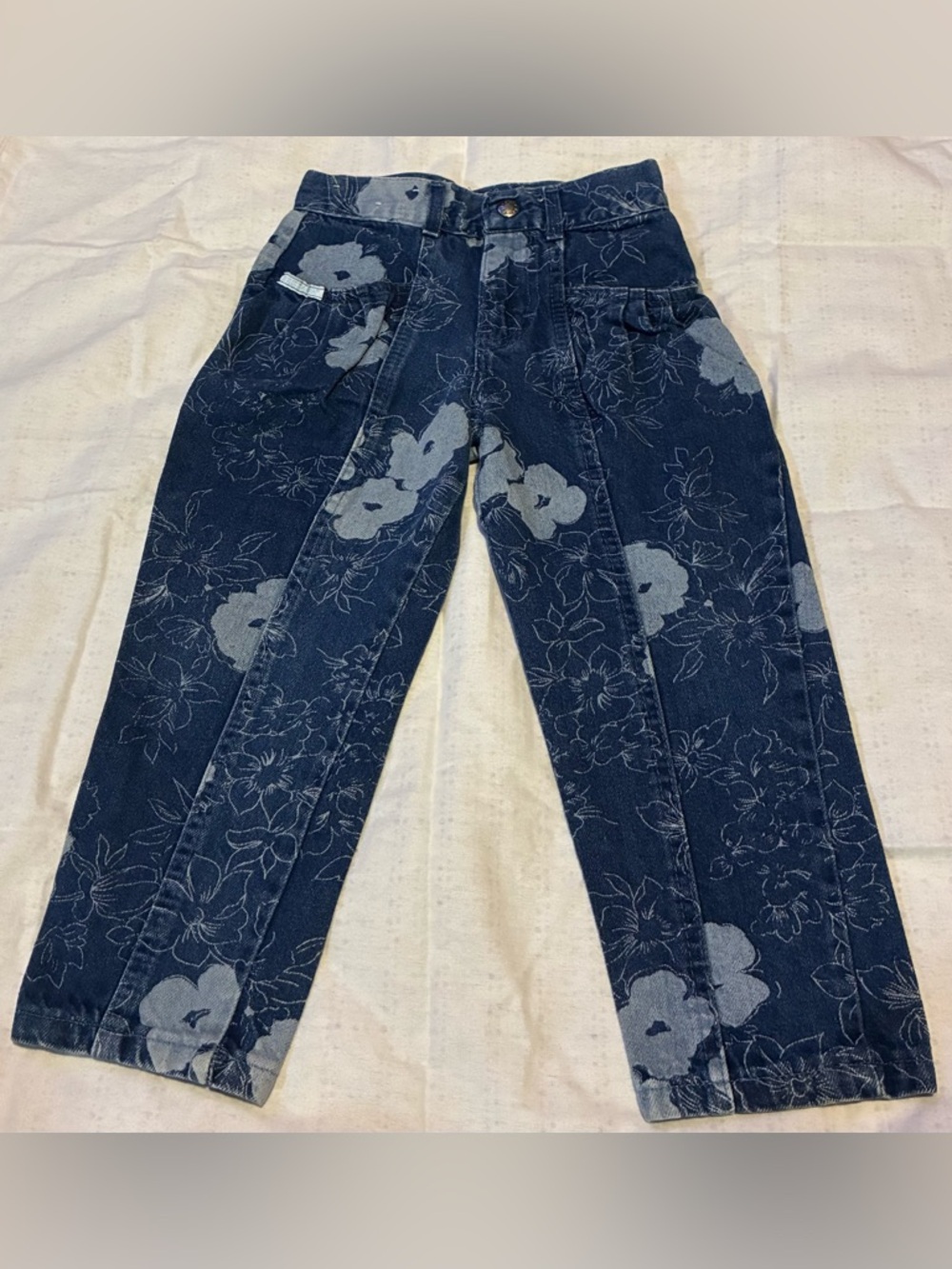 🌸 VINTAGE 90s Brittania Floral High Waist Denim Jeans 🌸